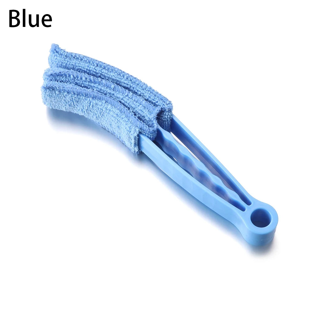 Microfiber Removable Washable Cleaning Brush Clip Household Duster Window Leaves Blinds Cleaner Brushes Tool