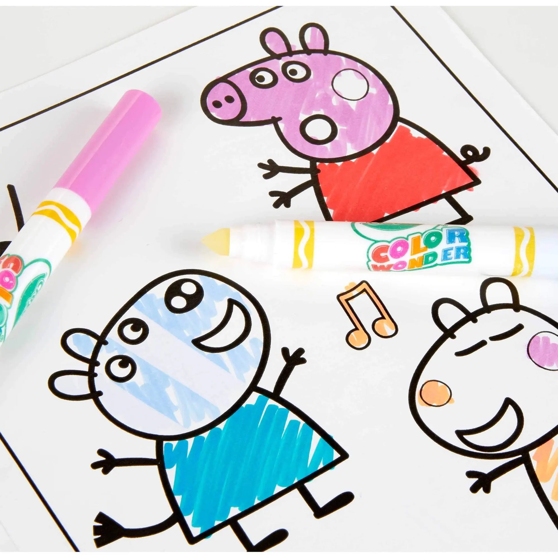 Peppa Pig Wonder Mess Free Coloring Set Book, Gift for Kids