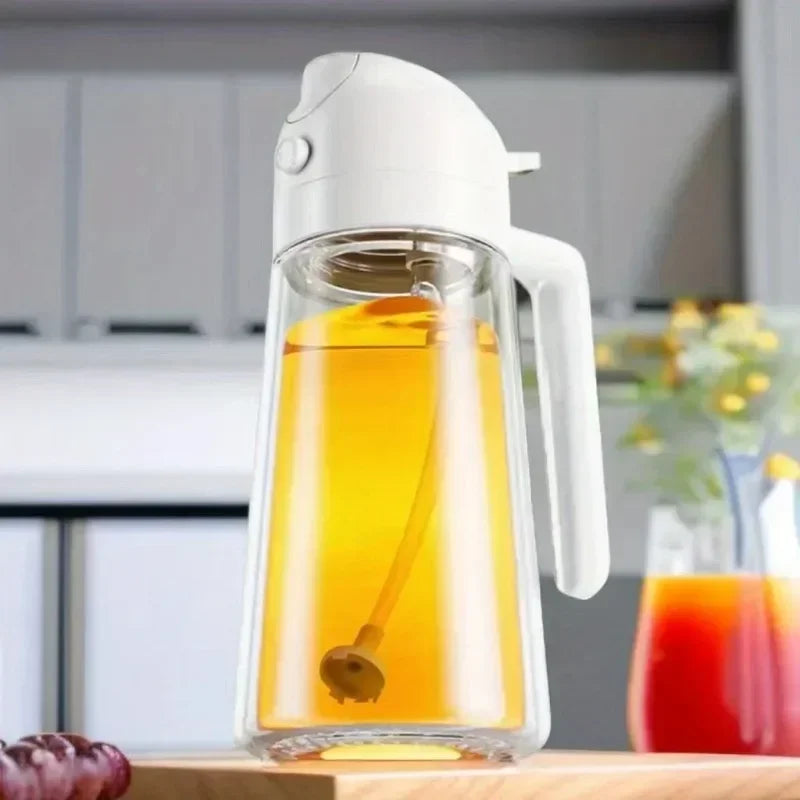 Oil Cruet Kitchen Olive Oil Spray Dual Purpose Kitchen Oil Spray Can Leakproof Spray Bottle Kitchen Household