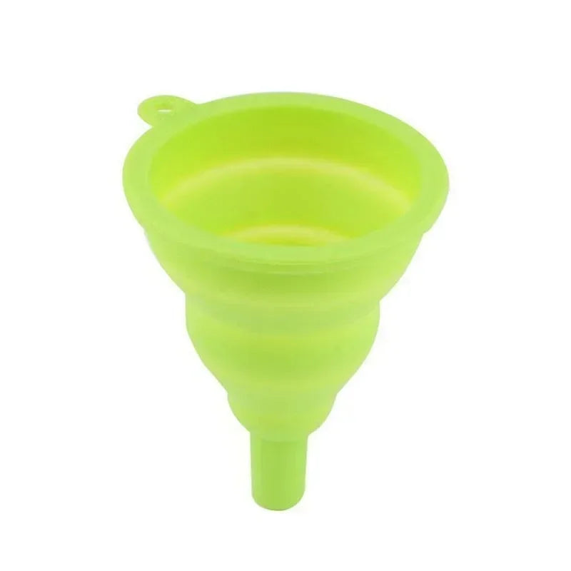 Foldable Large Diameter Funnel for Storing Miscellaneous Grains Special Silicone Funnel Ice Bag Refueling and Pouring Water