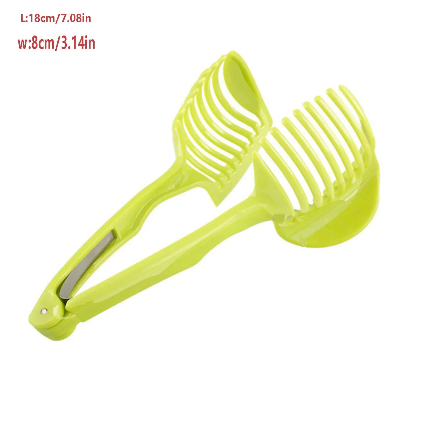 1Pcs Plastic Kitchen Handheld Potato Slicer Tomato Cutter Tool Lemon Cutting Cooking Kitchen Accessories