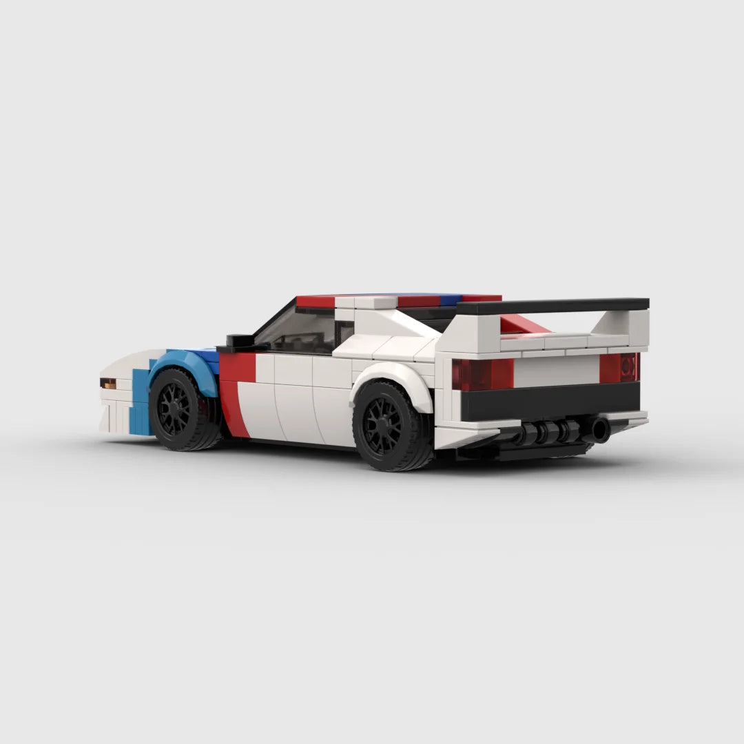 MOC the First Generation M1 Racing Sports Car Vehicle Speed Champion Racer Building Blocks Brick Creative Garage Toys for Boys