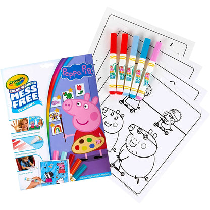 Peppa Pig Wonder Mess Free Coloring Set Book, Gift for Kids