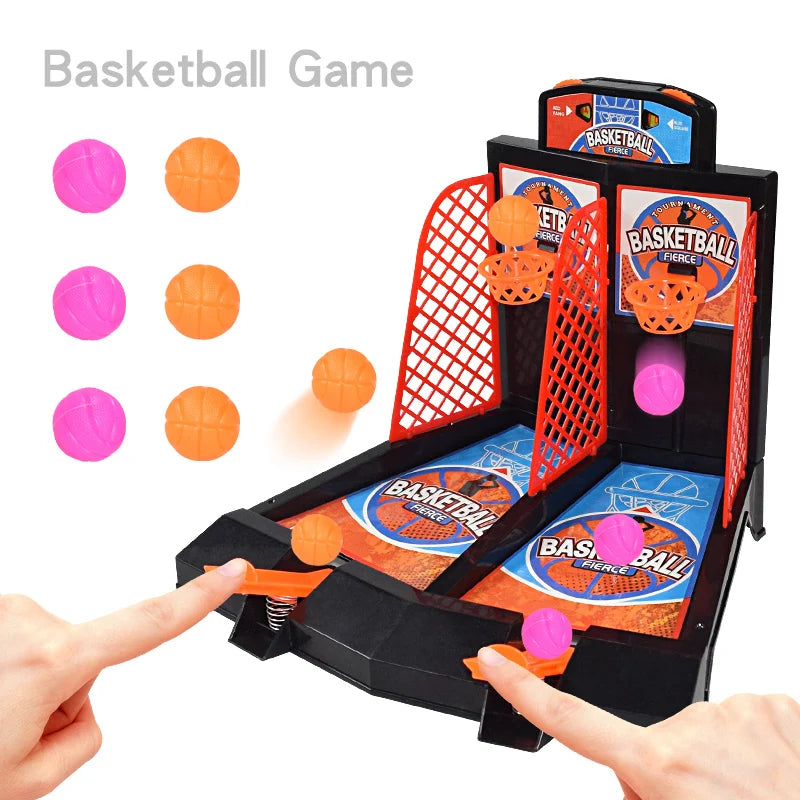 Kids Toys Two-Player Game Hildren'S Table Shooting Ejection Toys Boy Toys Finger Ejection Basketball