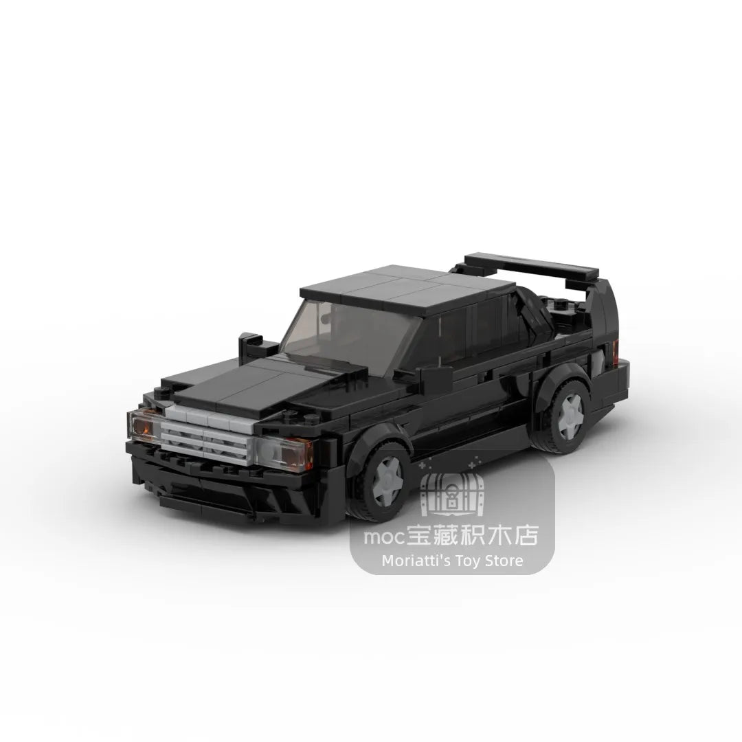 MOC Benz E190 EVO Racing Sports Car Vehicle Speed Champion Racer Building Blocks Brick Creative Garage Toys for Boys