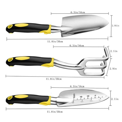 Garden Tool Aluminum Gardening Hand Tools - Garden Trowel - Hand Shovel - Tilling Hand Rake