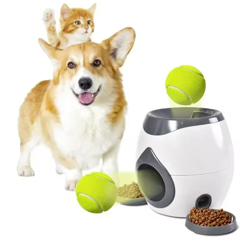 Interactive Automatic Ball Launcher for Medium Dogs - Smart Training Toy