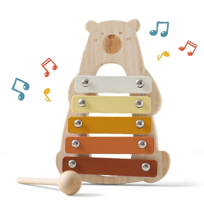 Baby Wooden Musical Instruments Toys for Preschool Kids Montessori Toys Child Game Interactive Musical Toys Educational Toys