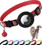 Reflective Breakaway Cat Collar with Apple AirTag Holder and Bell - 0.4 Inches