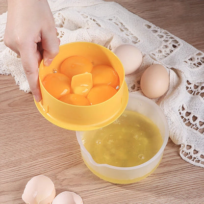 Egg White Yolk Separator Clear Kitchen Gadgets Cooking Baking Tools Home High Capacity Kitchen Accessories