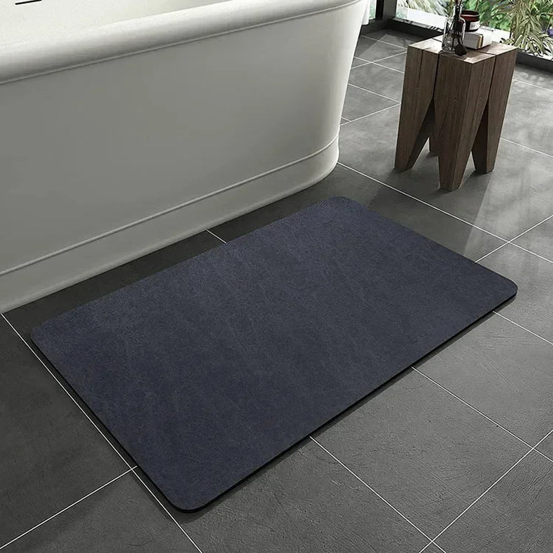 Bathroom Mats Diatomaceous Soft Mats Bathroom Quick Dry Water-Absorbing Mats Toilet Non-Slip Foot Mats Carpet Door Mats Bath Rug