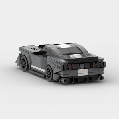 MOC Shelby GT500 Racing Speed Champion Racer Building Blocks Brick Creative Garage Toys for Boys Gifts