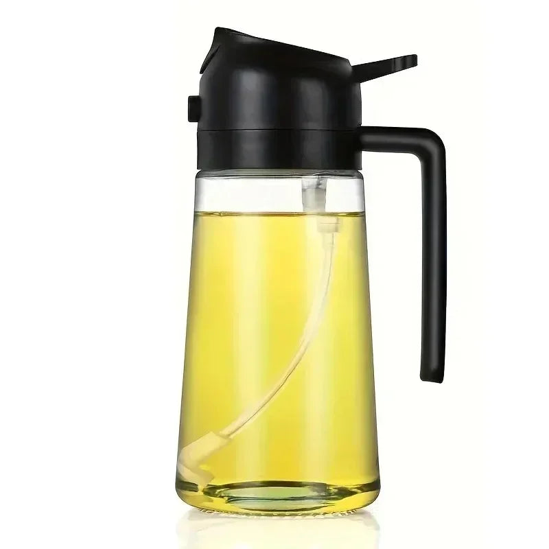 Oil Cruet Kitchen Olive Oil Spray Dual Purpose Kitchen Oil Spray Can Leakproof Spray Bottle Kitchen Household