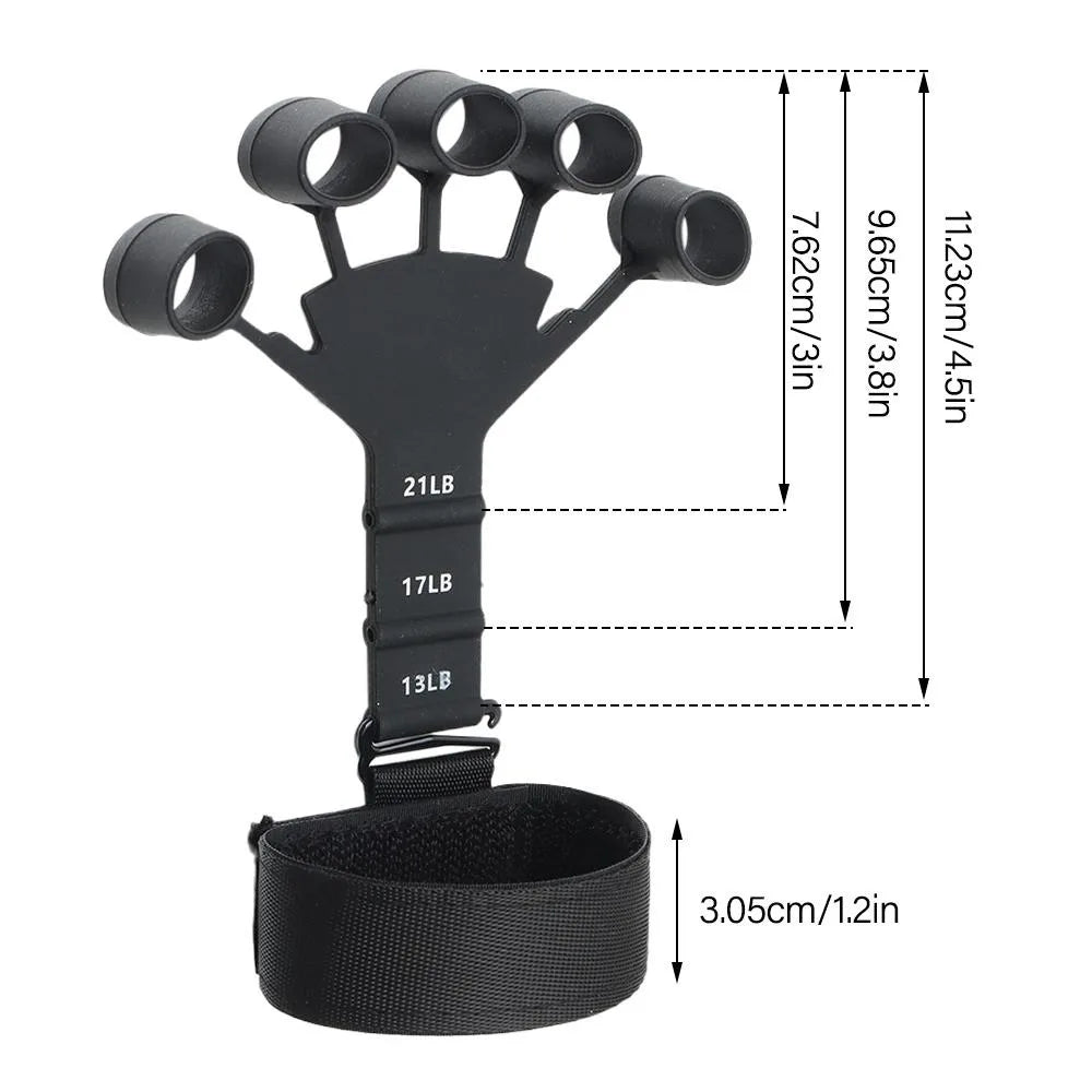 Finger Gripper Finger Exerciser Guitar Finger Exerciser 6 Resistant Levels Recovery Physical Tools Hand Strengthener