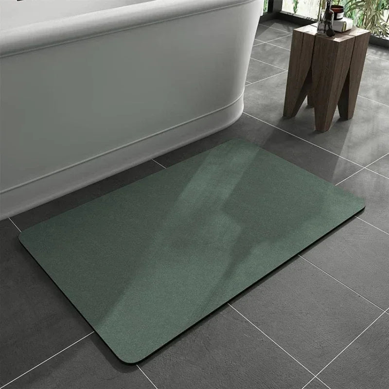 Bathroom Mats Diatomaceous Soft Mats Bathroom Quick Dry Water-Absorbing Mats Toilet Non-Slip Foot Mats Carpet Door Mats Bath Rug