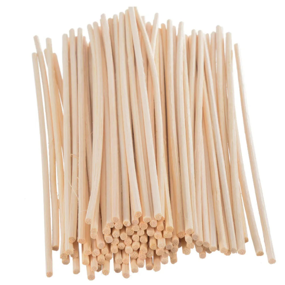 30/40/50/100Pc Rattan Reed Sticks Fragrance Reed Diffuser Aroma Oil Diffuser Rattan Sticks for Home Bathrooms Fragrance Diffuser