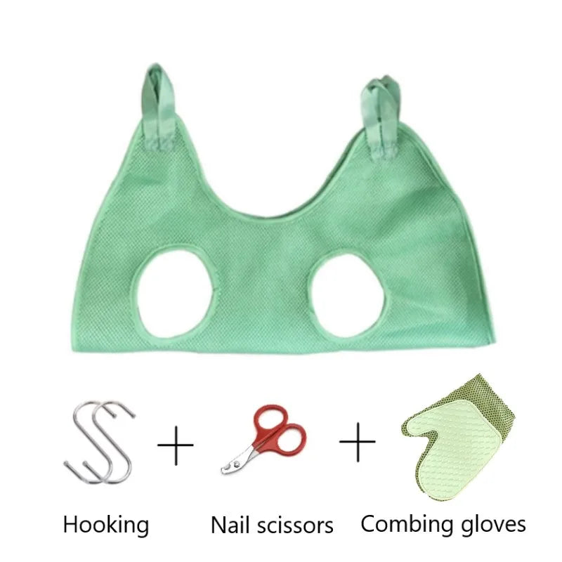 Cat Grooming Nail Cutting anti Scratch Bite Fixed Bag Bath Trimming Restraint Bag Pet Beauty Hammock Hanging Pet Supplies