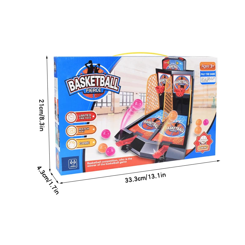 Kids Toys Two-Player Game Hildren'S Table Shooting Ejection Toys Boy Toys Finger Ejection Basketball