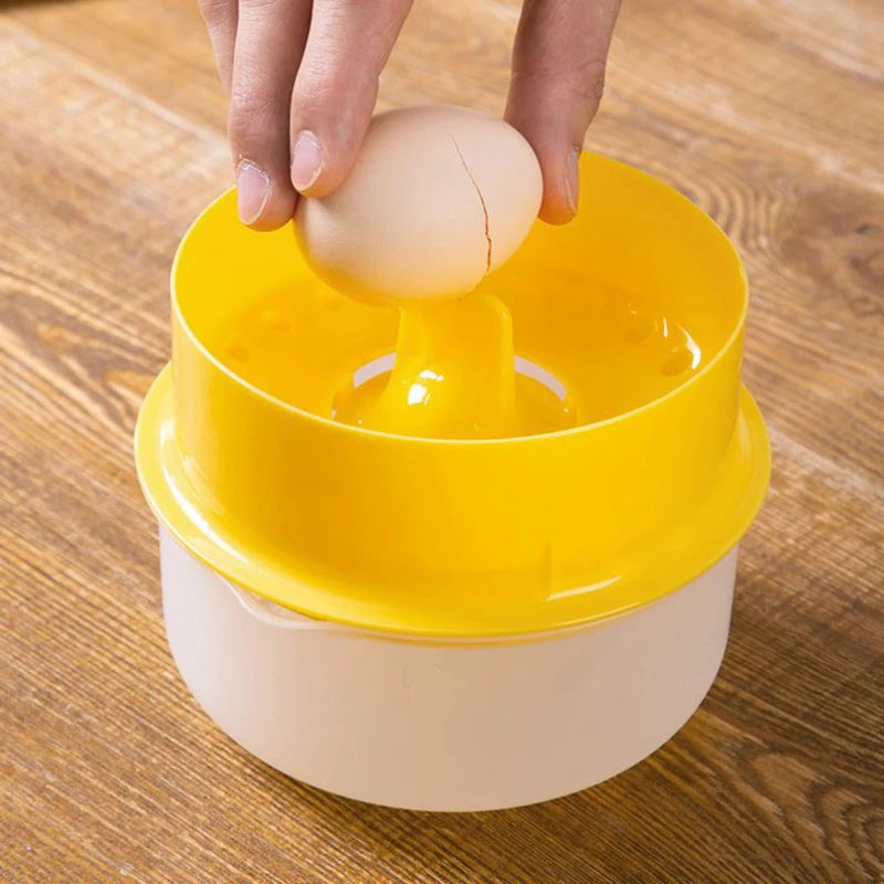 Egg White Yolk Separator Clear Kitchen Gadgets Cooking Baking Tools Home High Capacity Kitchen Accessories