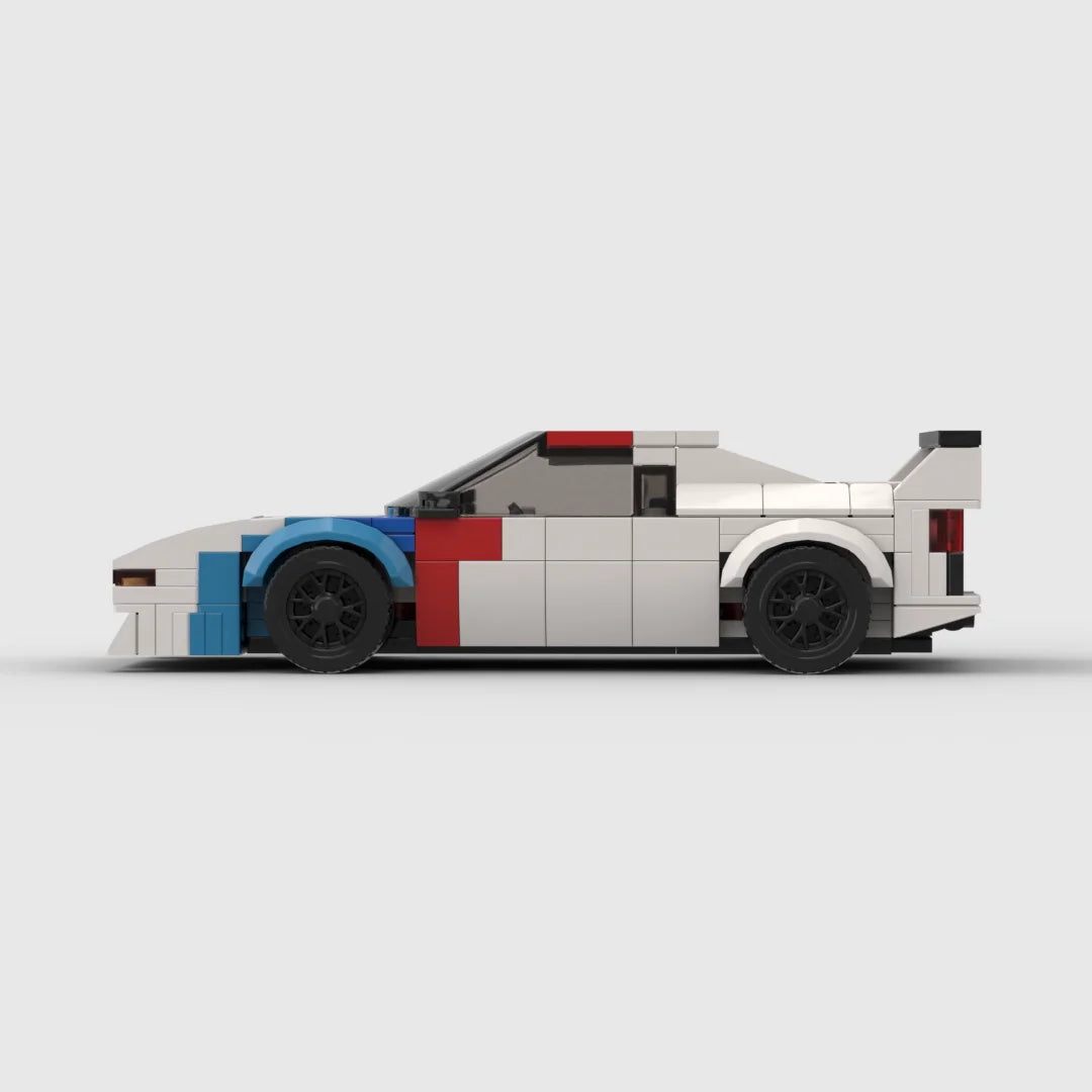 MOC the First Generation M1 Racing Sports Car Vehicle Speed Champion Racer Building Blocks Brick Creative Garage Toys for Boys