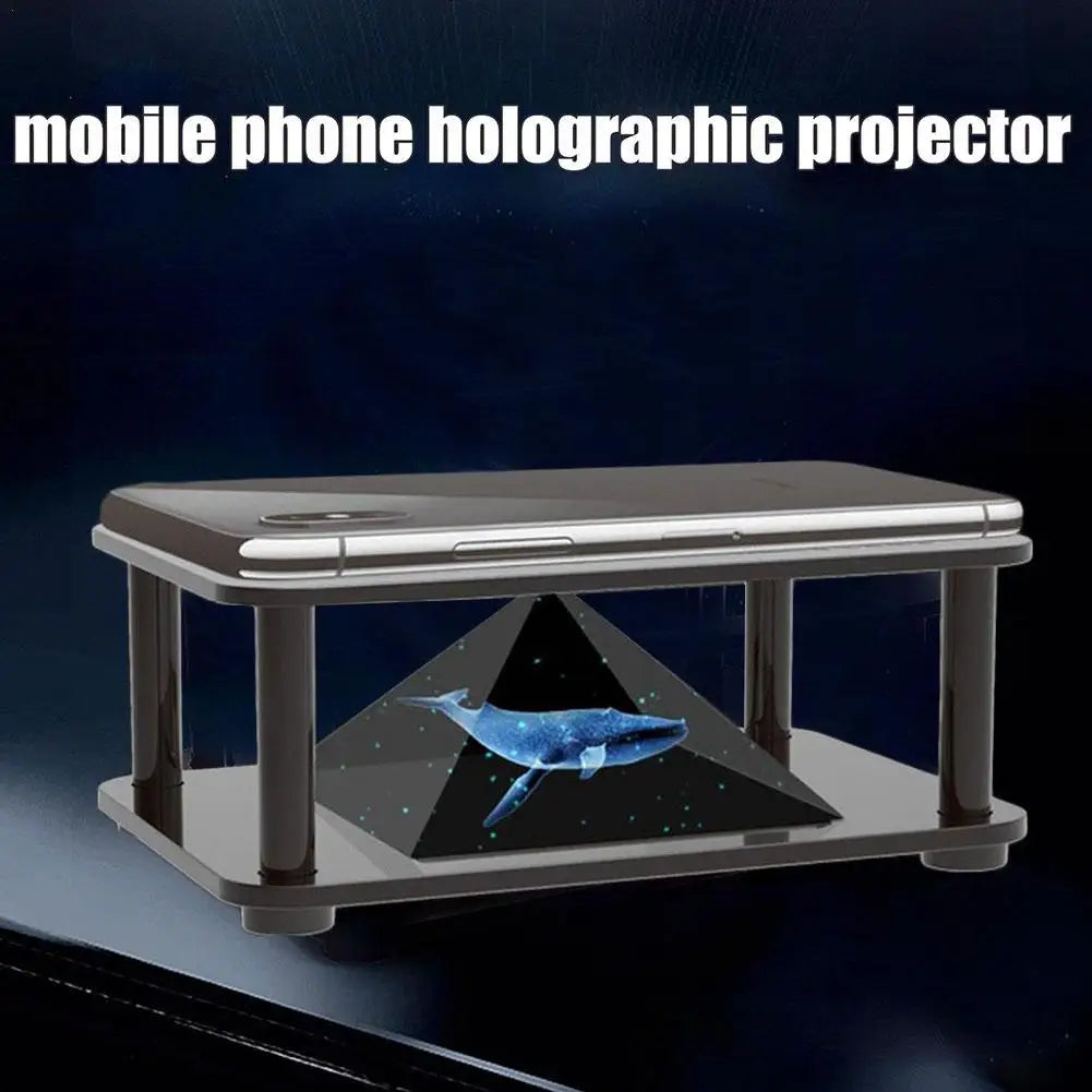 3D Holographic Projection DIY Science Experiment Technology Products Kids Phone 3D Hologram Display Projector Stand Tecnologia