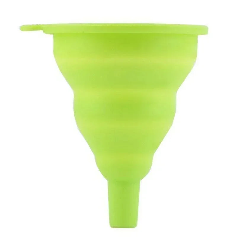 Foldable Large Diameter Funnel for Storing Miscellaneous Grains Special Silicone Funnel Ice Bag Refueling and Pouring Water