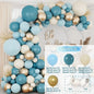 Blue White Balloon Garland Arch Kit 1St Birthday Party Decoration Kids Boy Baby Shower Globos Wedding Birthday Party Baloons