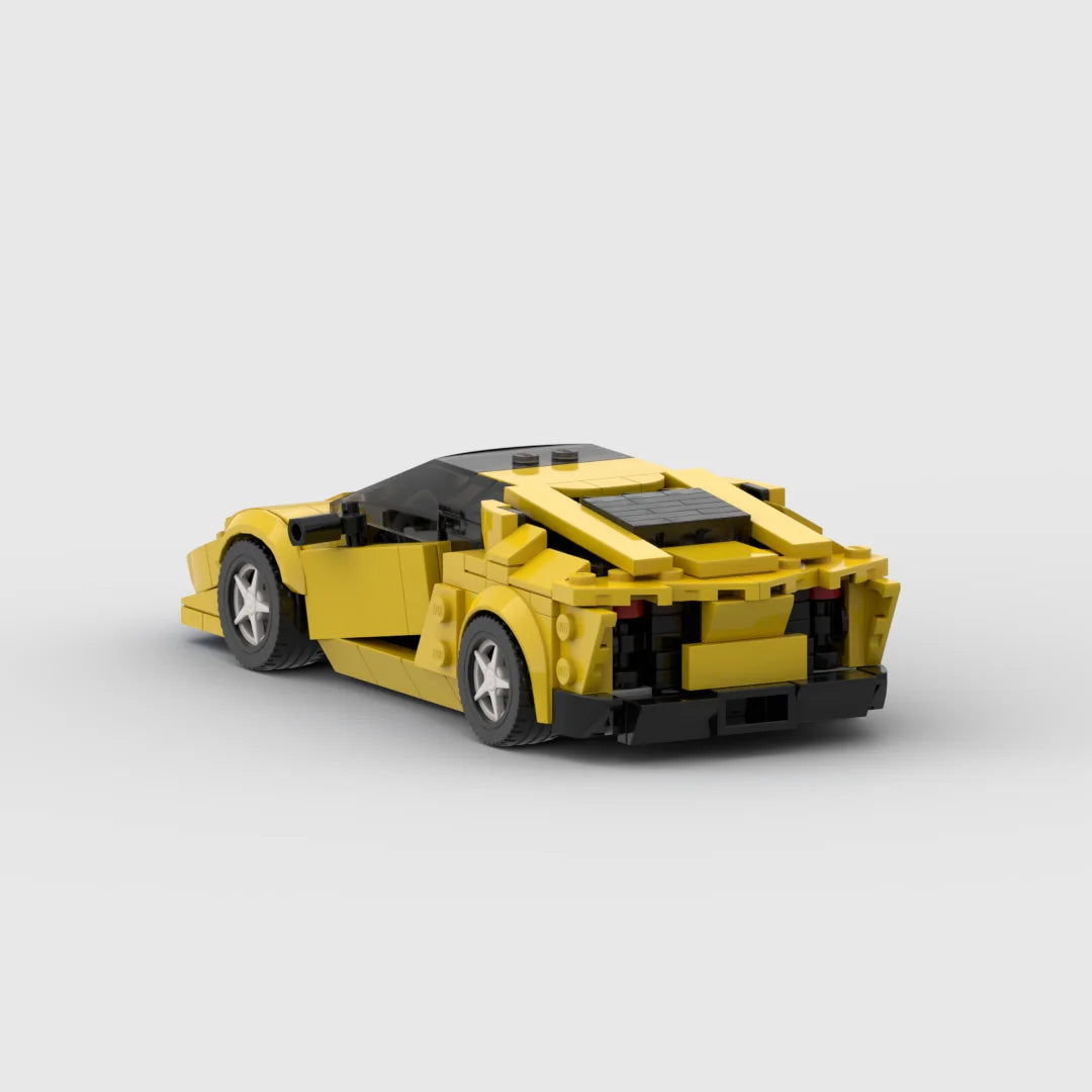 MOC Lambo Aventador Racing Speed Champion Racer Building Blocks Brick Creative Garage Toys for Boys Gifts