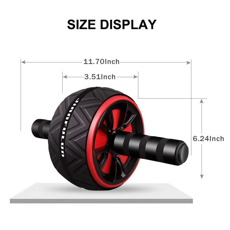 2022 New Ab Roller No Noise Abdominal Wheel Ab Roller Stretch Trainer for Arm Waist Leg Exercise Gym Fitness Equipment