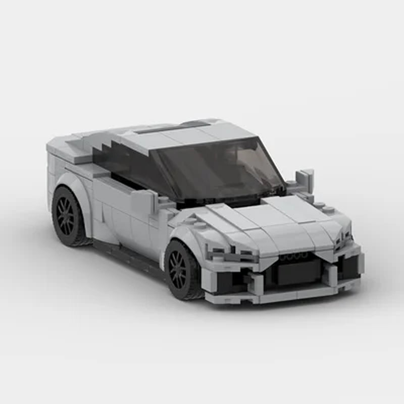 MOC RS7 Racing Sports Car Vehicle Speed Champion Racer Building Blocks Brick Creative Garage Toys for Boys Gifts