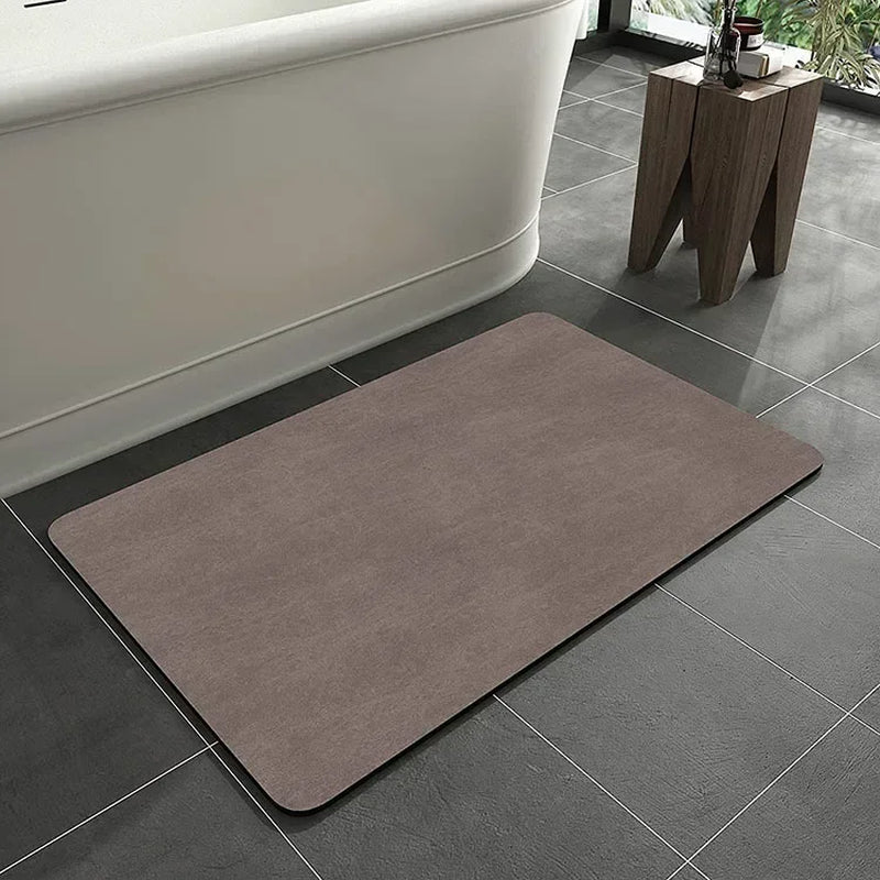 Bathroom Mats Diatomaceous Soft Mats Bathroom Quick Dry Water-Absorbing Mats Toilet Non-Slip Foot Mats Carpet Door Mats Bath Rug