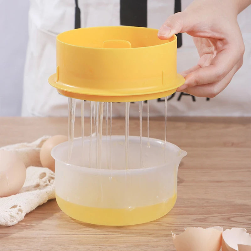 Egg White Yolk Separator Clear Kitchen Gadgets Cooking Baking Tools Home High Capacity Kitchen Accessories