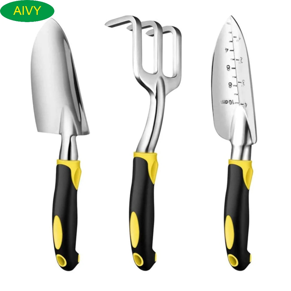 Garden Tool Aluminum Gardening Hand Tools - Garden Trowel - Hand Shovel - Tilling Hand Rake