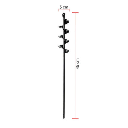 9 Sizes Garden Power Tools-Ground Drill Spiral Drill Bit Auger Seed Plant Flower Planting Hole Digger Tool