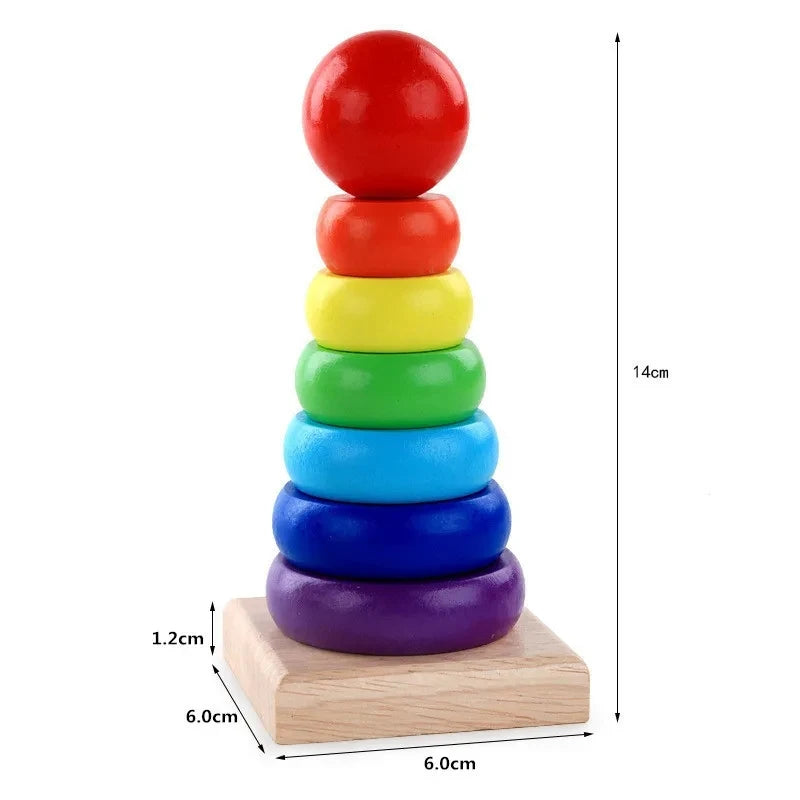 Montessori Baby Toys Kids 3D Wooden Puzzles Early Learning Baby Games Toys Educational Wooden Toys for Children Birthday Gifts