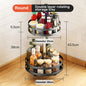 Rotatable Kitchen Storage Rack Kitchen Accessories Spice Storage Rack Clean Storage 360 Degrees Rotatable Organizer Turntable