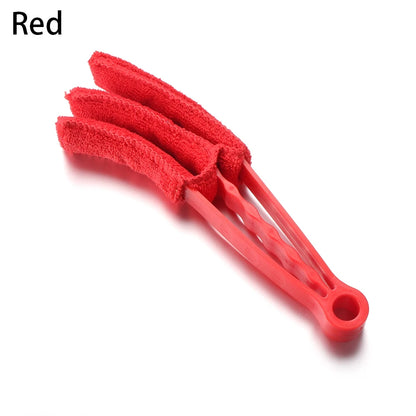 Microfiber Removable Washable Cleaning Brush Clip Household Duster Window Leaves Blinds Cleaner Brushes Tool