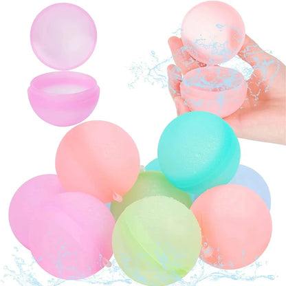 10-30Pcs Reusable Water Balloons for Kids Adults Outdoor Activities, Kids Pool Beach Bath Toys Water Bomb for Summer Games