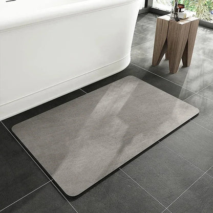 Bathroom Mats Diatomaceous Soft Mats Bathroom Quick Dry Water-Absorbing Mats Toilet Non-Slip Foot Mats Carpet Door Mats Bath Rug