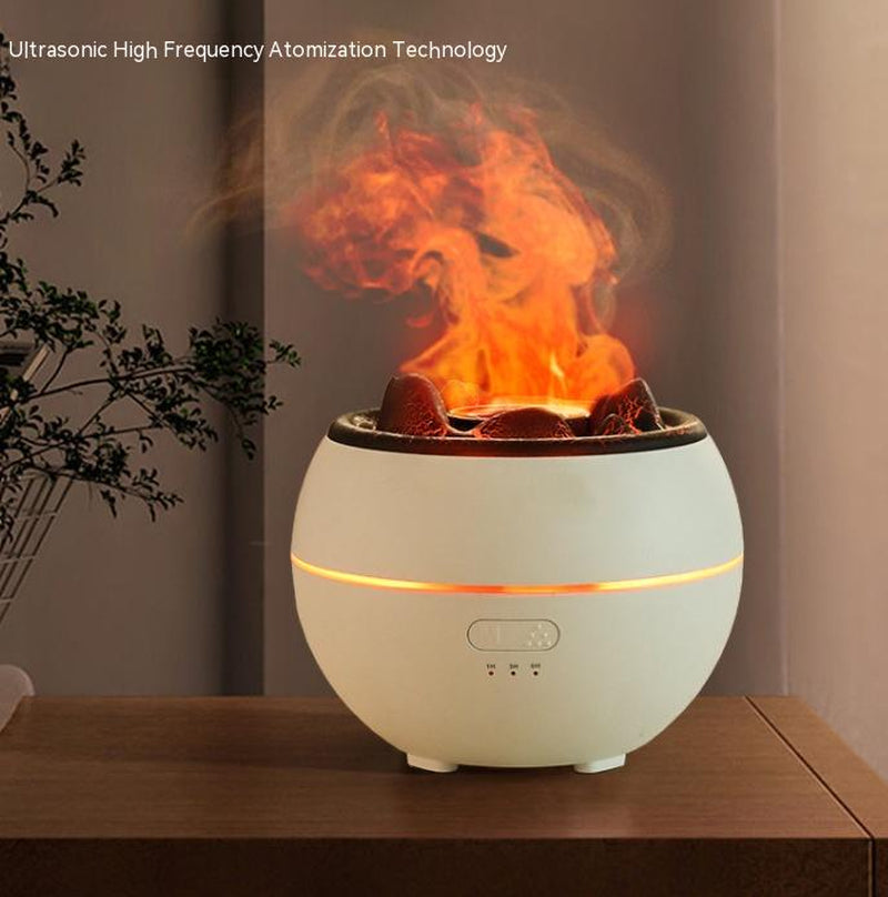 Flame Aroma Diffuser Household Desk Aromatherapy Humidifier