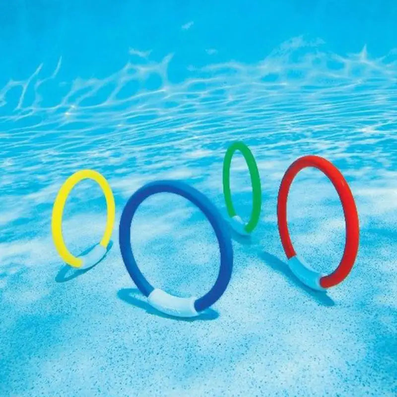 Children Swimming Pool Underwater Diving Rings Kids Water Play Toys Accessories