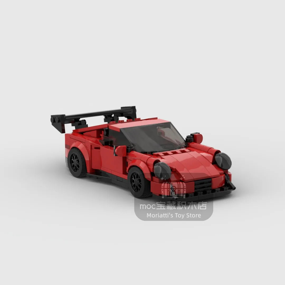 Moc-Black Bird (930)Turbo Racing Sports Car Vehicle Speed Champion Racer Building Blocks Brick Creative Garage Toys for Boys