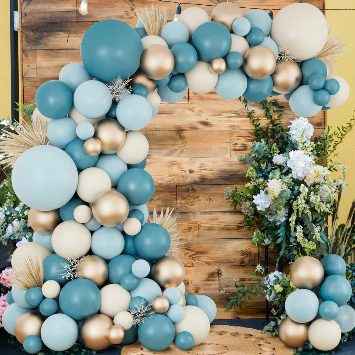 Blue White Balloon Garland Arch Kit 1St Birthday Party Decoration Kids Boy Baby Shower Globos Wedding Birthday Party Baloons