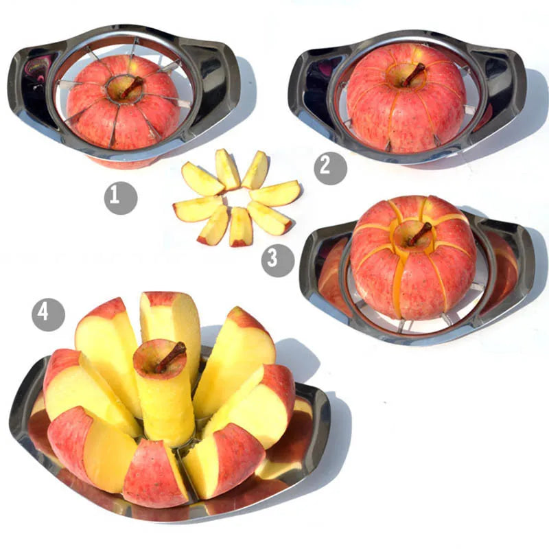 New Kitchen Accessories Stainless Steel Apple Cutter Slicer Vegetable and Fruit Tools Fruit Slicer Kitchen Gadgets Kitchen Acces