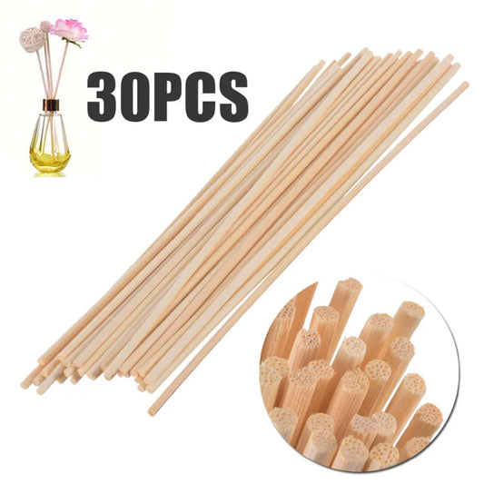 30/40/50/100Pc Rattan Reed Sticks Fragrance Reed Diffuser Aroma Oil Diffuser Rattan Sticks for Home Bathrooms Fragrance Diffuser