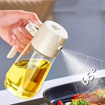 Oil Cruet Kitchen Olive Oil Spray Dual Purpose Kitchen Oil Spray Can Leakproof Spray Bottle Kitchen Household