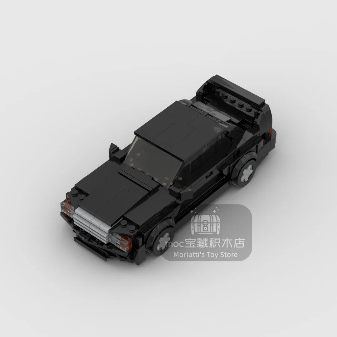 MOC Benz E190 EVO Racing Sports Car Vehicle Speed Champion Racer Building Blocks Brick Creative Garage Toys for Boys