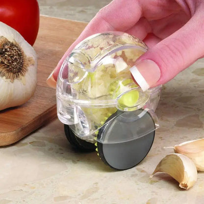 Kitchen Gadget Tool Garlic Chopper Wheel Garlic Mincer Roller Kitchen Aid Garlic Hand Crusher Kitchen Cooking Supplies