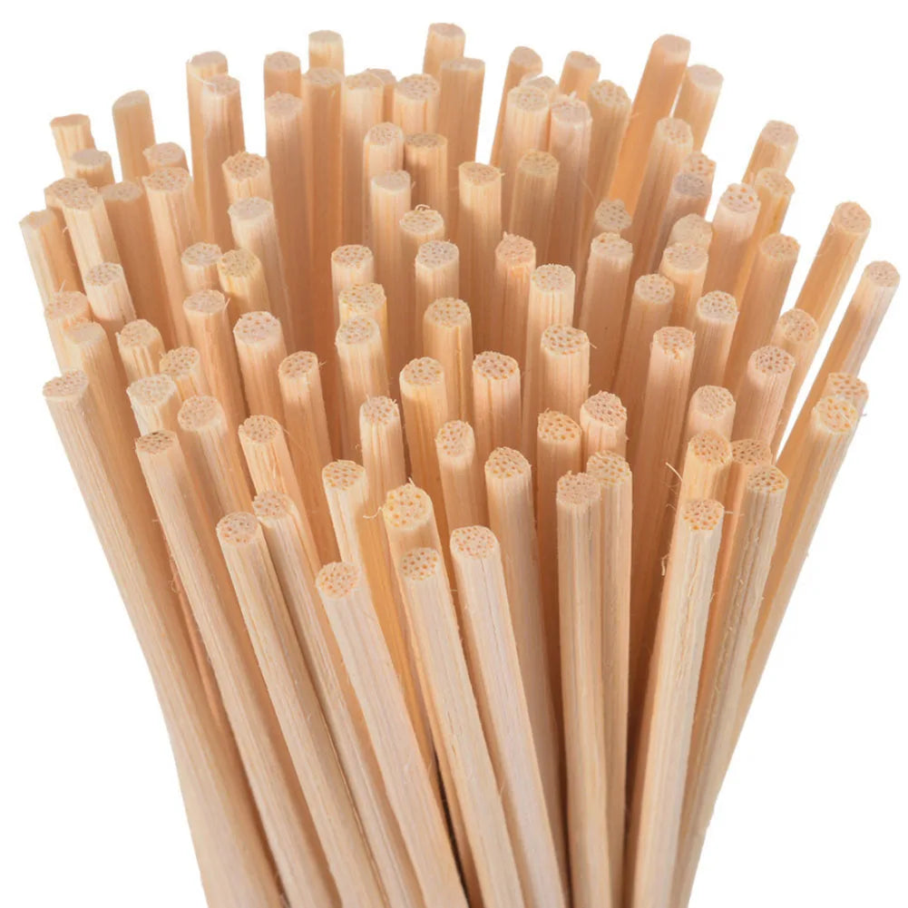 30/40/50/100Pc Rattan Reed Sticks Fragrance Reed Diffuser Aroma Oil Diffuser Rattan Sticks for Home Bathrooms Fragrance Diffuser