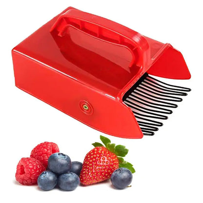 Portable Metal Fruit Picker Blueberry Collection Harvester Rake for Blackberries Cherry Picking Scope Outdoor Garden Tools